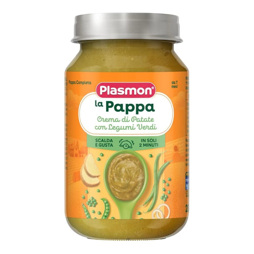 Plasmon La Pappa Crema di Patate con  Legumi Verdi 200 g