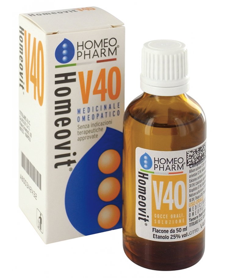 Homeovit V40 Gocce Orali Omeopatiche 50 ml
