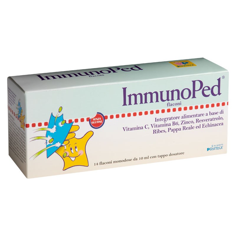 Immunoped Integratore Difese Immunitarie Bambini 14 Flaconcini