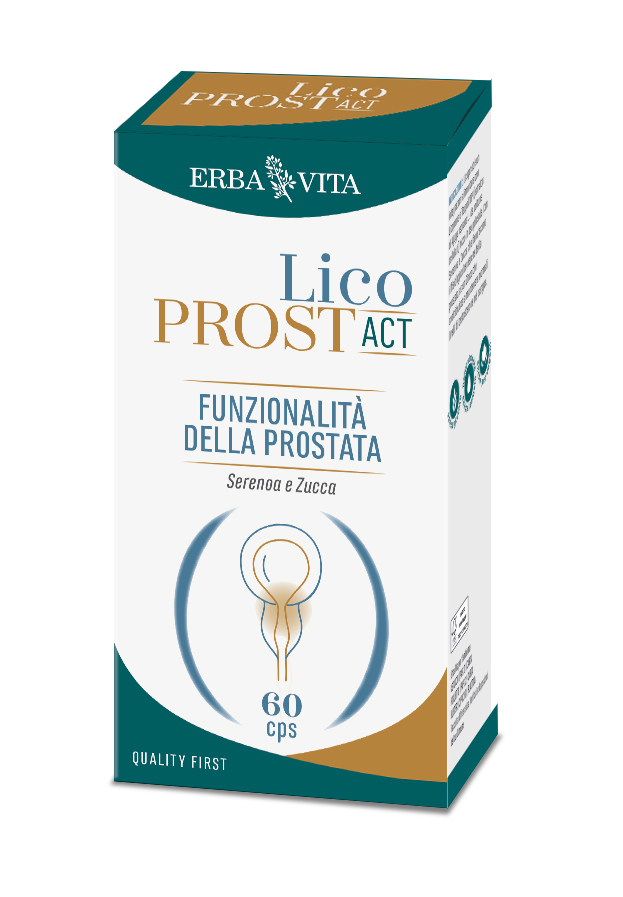 Erba Vita Licoprost Integratore Benessere Prostata 60 Capsule