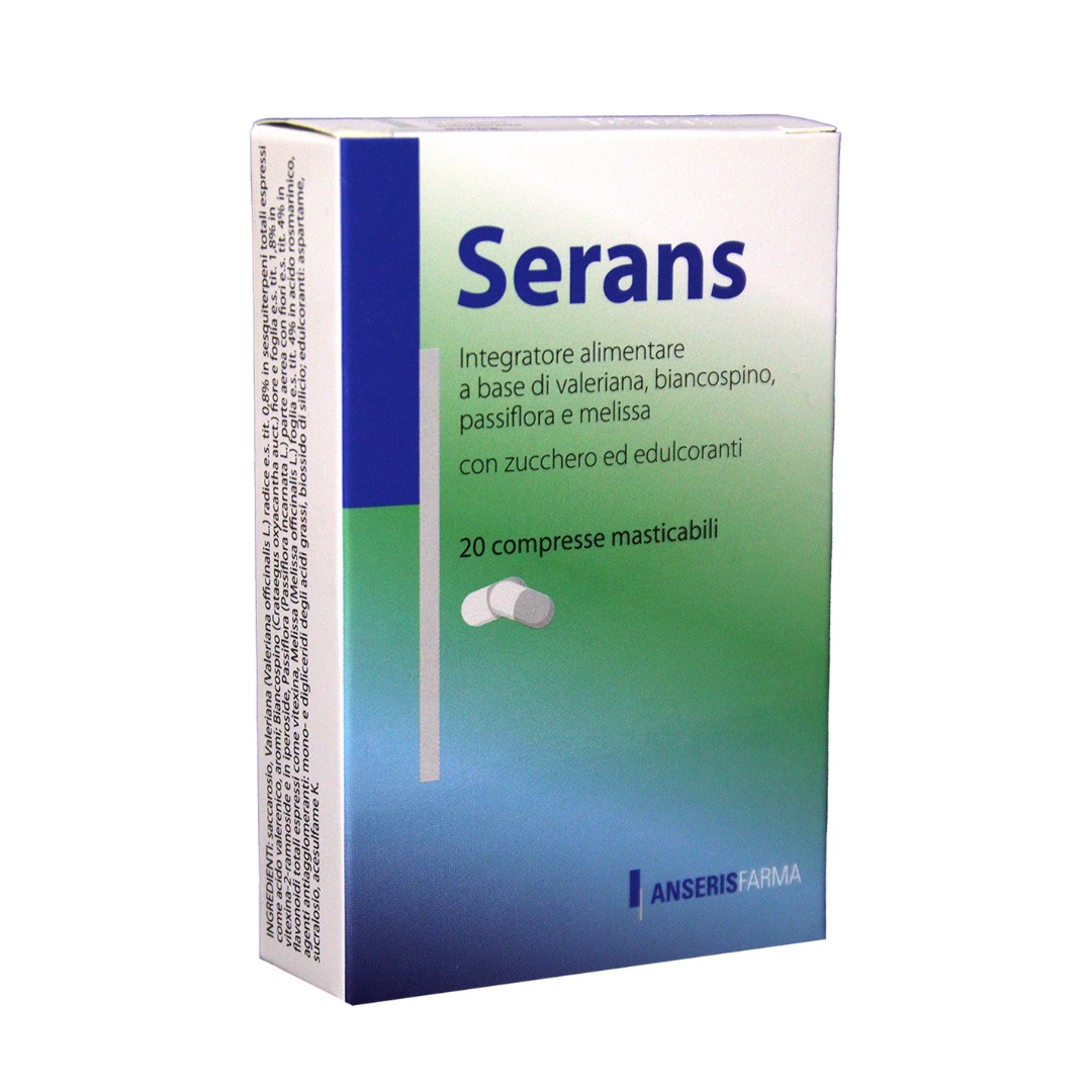 Serans Integratore Rilassante 20 Compresse