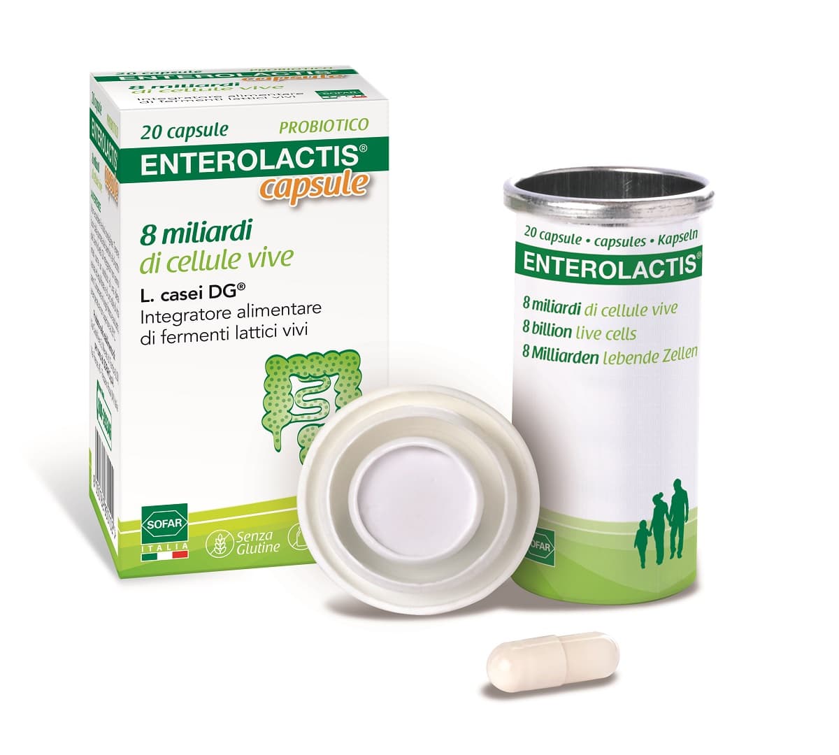Enterolactis Integratore Probiotico Intestinale 20 Capsule