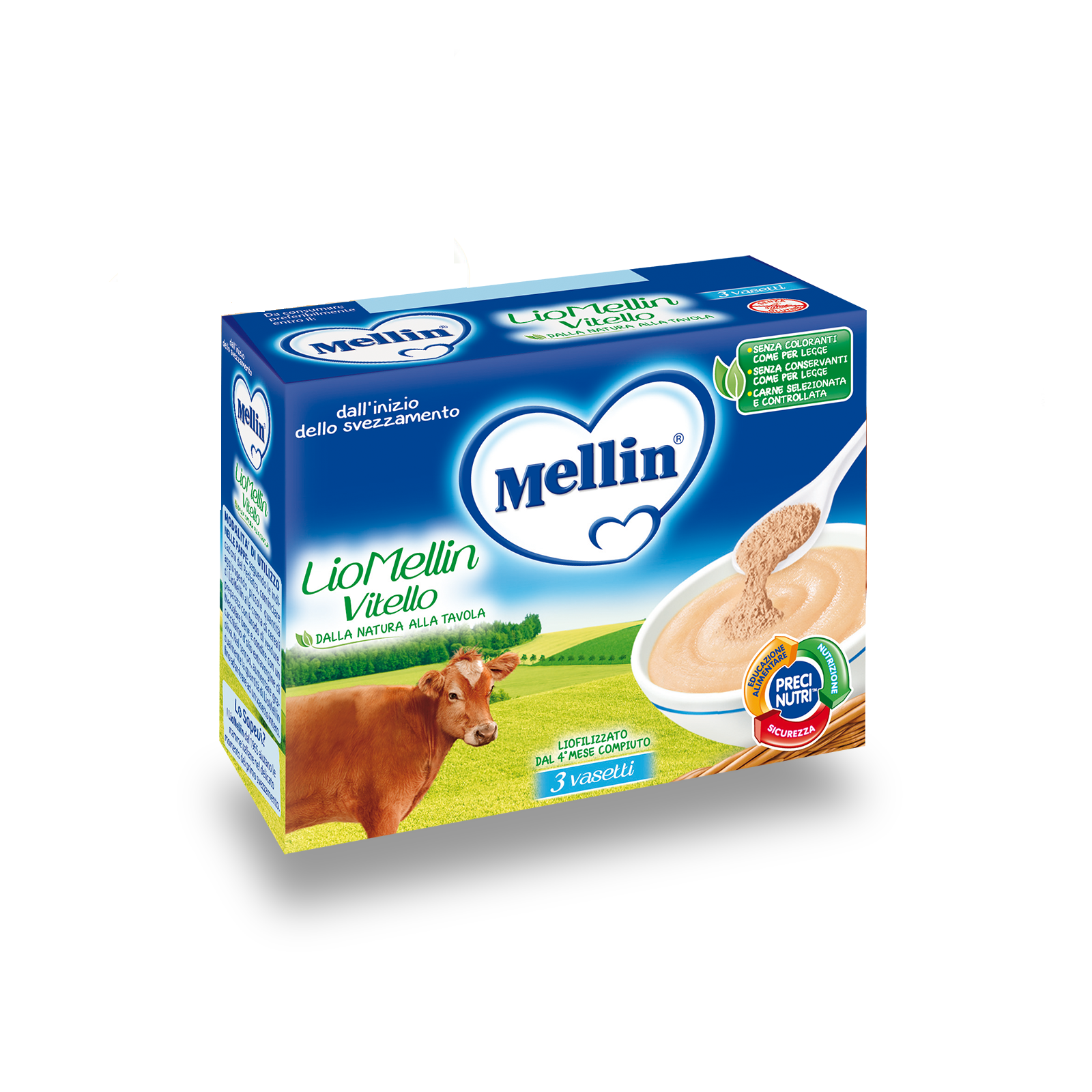 Mellin LioMellin Vitello Liofilizzato 3 x 10 g