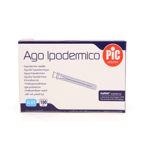 Pic Ago Ipodermico 23G Peel Pack Cono Luer Lock