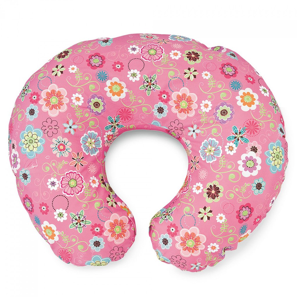 Chicco Boppy Cuscino Allattamento In Fodera Di Cotone Colore Wild Flowers