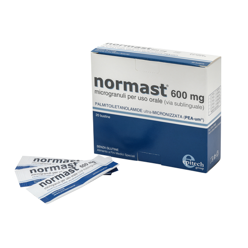 Normast 600 mg Integratore con Palmitoiletanolamide 20 Bustine Orosolubili