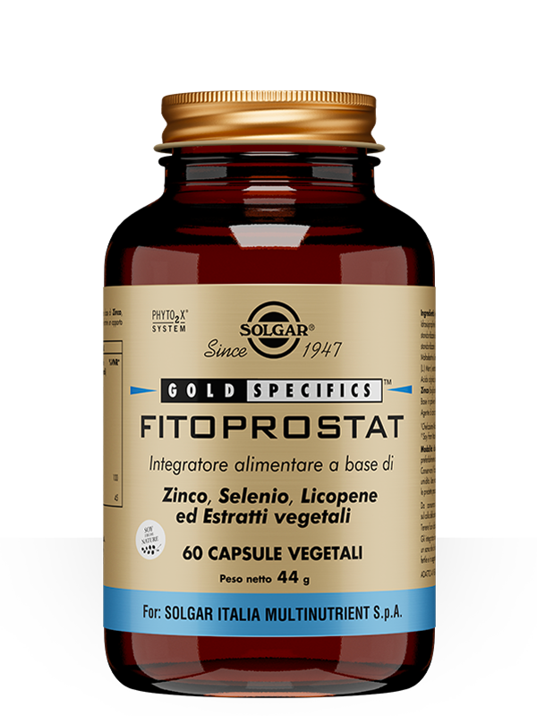 Solgar Fitoprostat Integratore Funzionalità Prostatica Vie Urinarie 60 Capsule