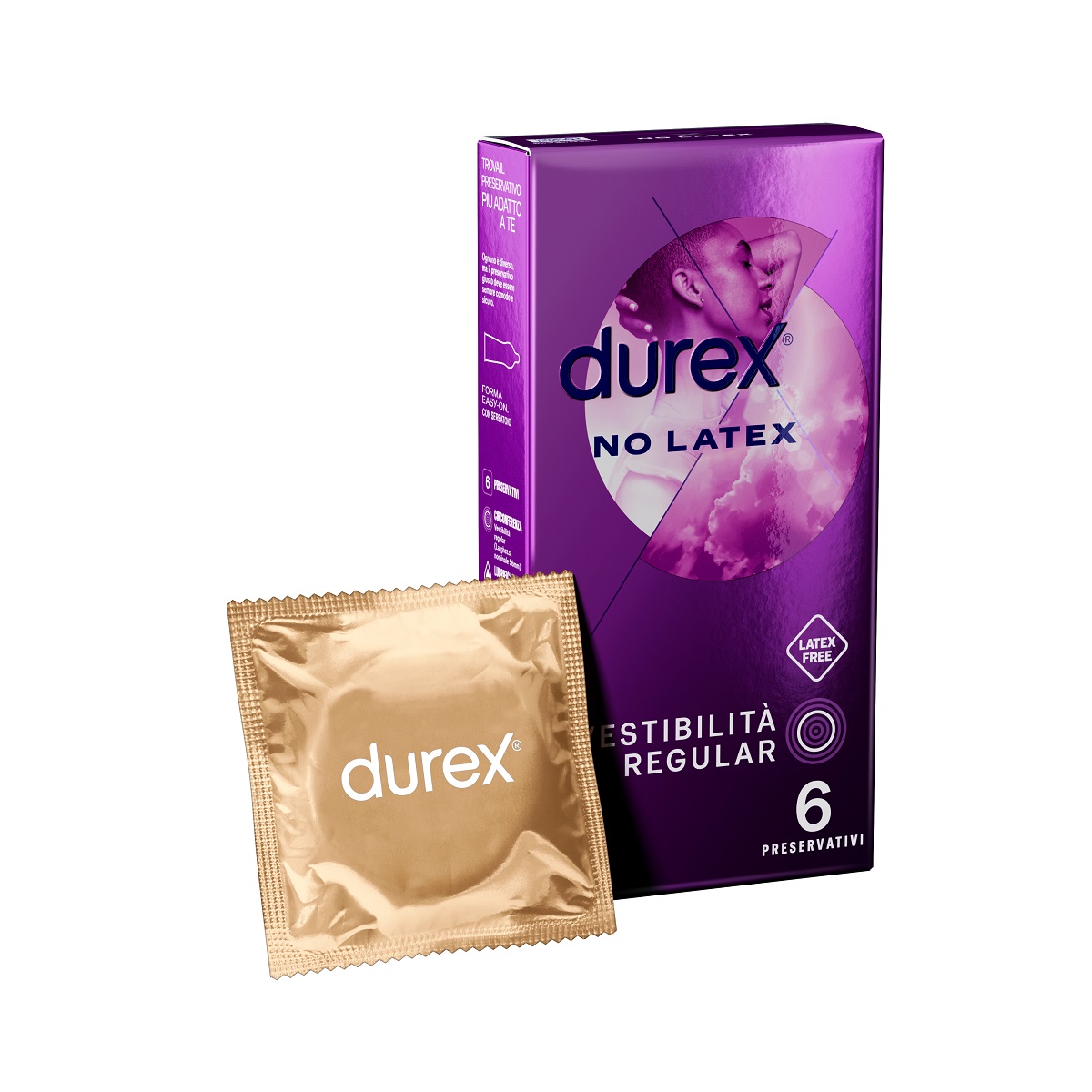 Durex No Latex Profilattico Non in Lattice 6 Pezzi
