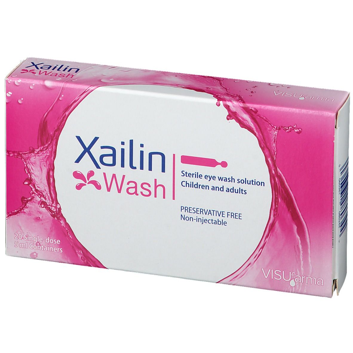 Xailin Wash Soluzione Sterile Lavaggio Oculare 20 Flaconcini 5 ml