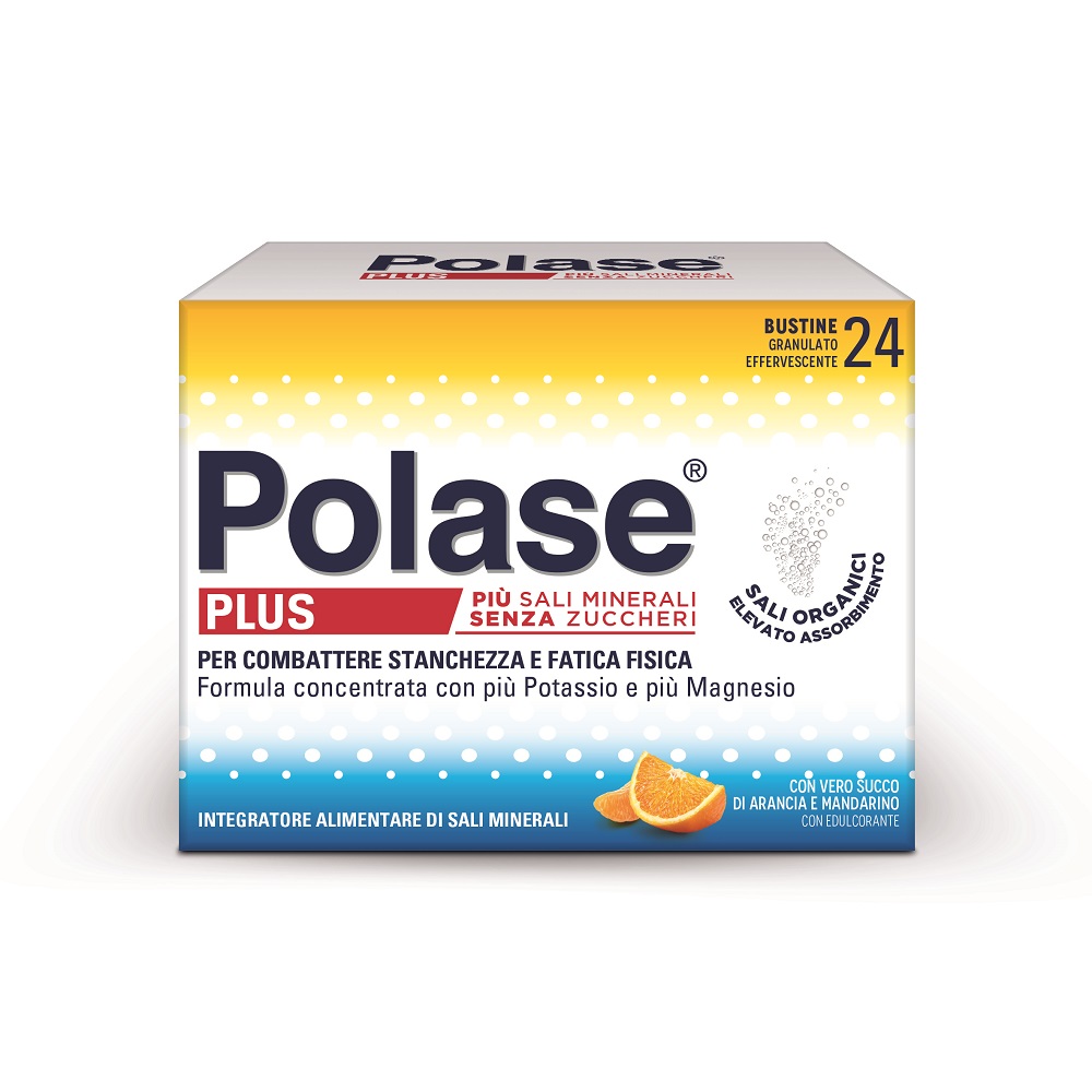Polase Plus Integratore Sali Minerali con Magnesio e Potassio 24 Bustine
