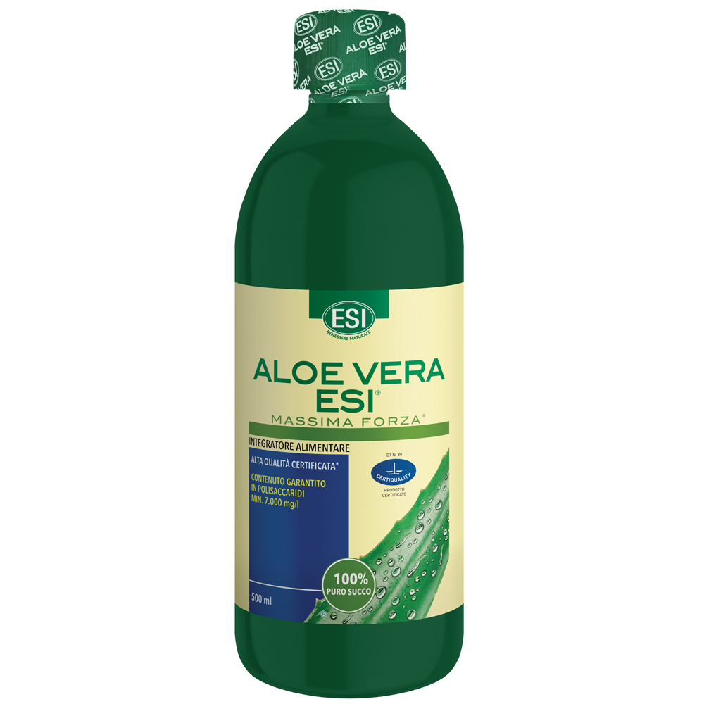 Esi Aloe Vera Succo Massima Forza Integratore Depurativo 500 ml