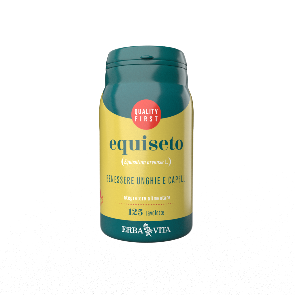 Erba Vita Equiseto Integratore Benessere Unghie e Capelli 125 Tavolette