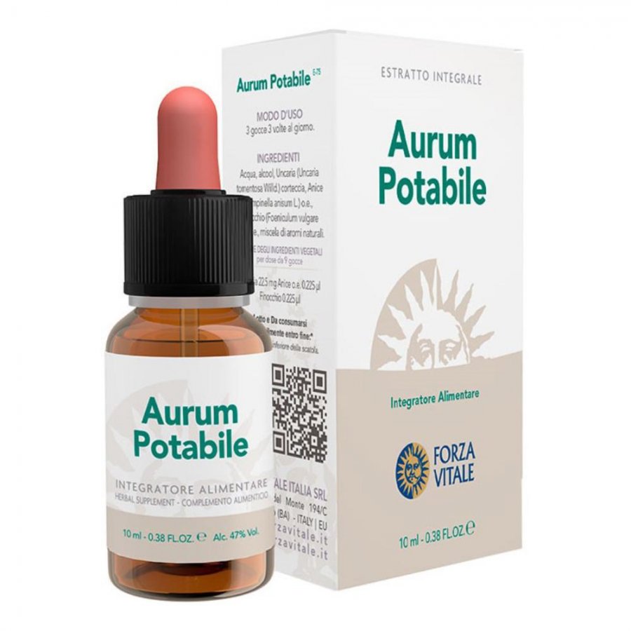 Ecosol Aurum Potabile Integratore Gocce Benessere Cardiaco 10 ml
