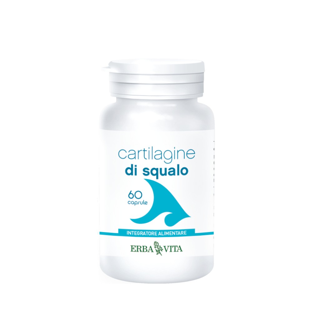 Erba Vita Cartilagine di Squalo Integratore Articolare 60 Capsule