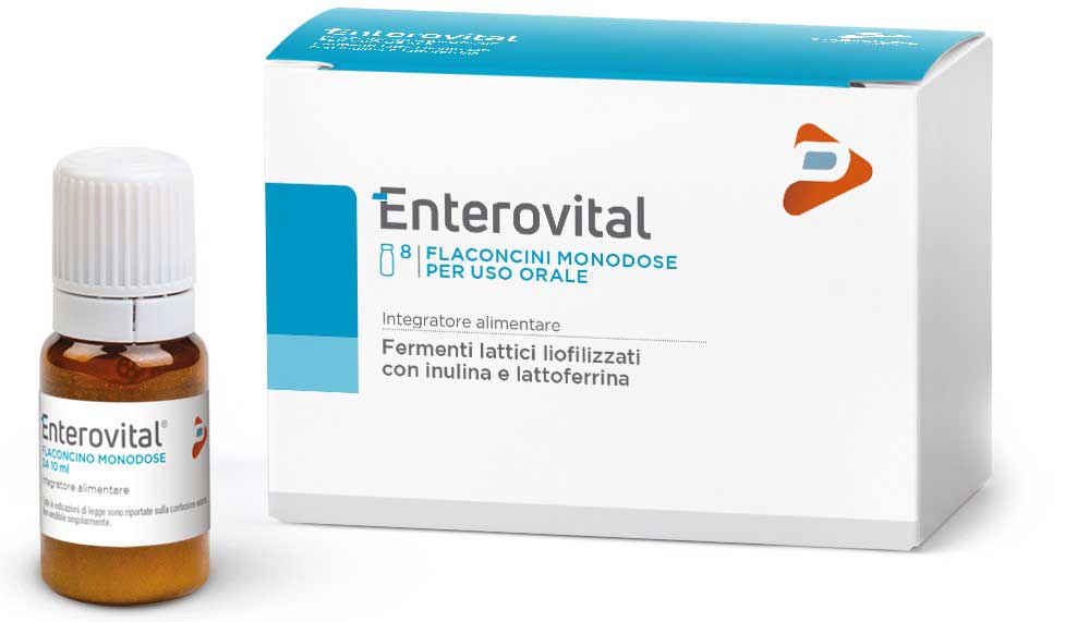 Enterovital Integratore Di Fermenti Lattici 8 Flaconcini 10 ml