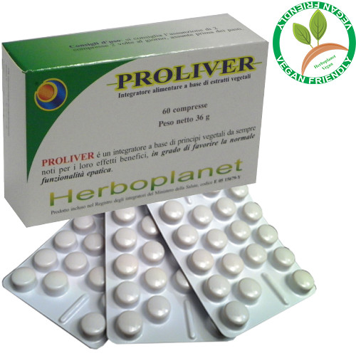 Herboplanet Proliver Integratore 60 Compresse