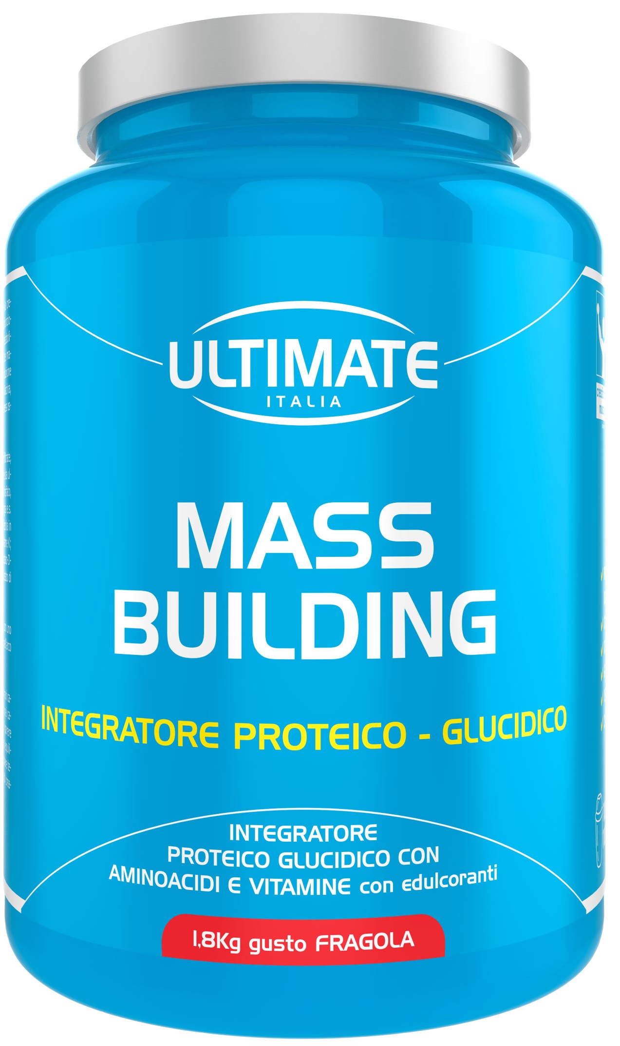 ULTIMATE MASS BUILDING Fragola 1,8Kg