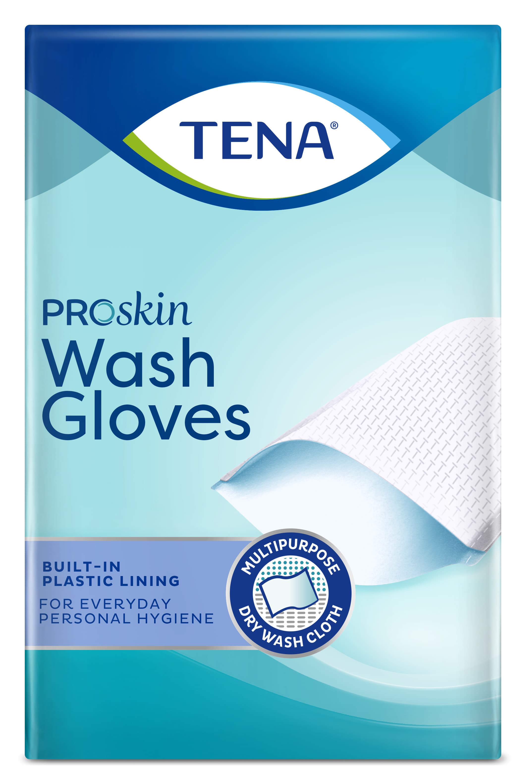 Tena Wash Glove Guanti Con Barriera 175 Pezzi