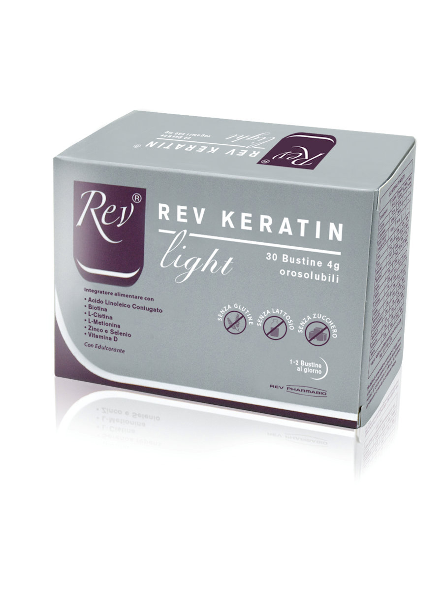 Rev Keratin Light Integratore Benessere Unghie e Capelli 30 Bustine