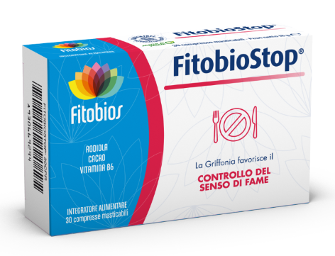 Fitobio Stop Integratore Controllo Peso Corporeo 30 Compresse Masticabili