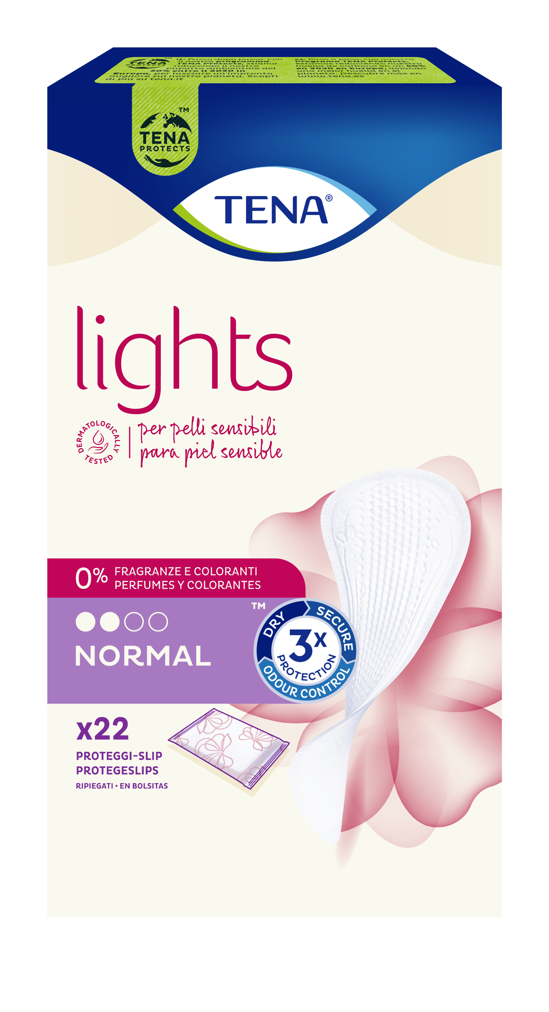 Tena Lights Normal Proteggi Slip 22 Pezzi