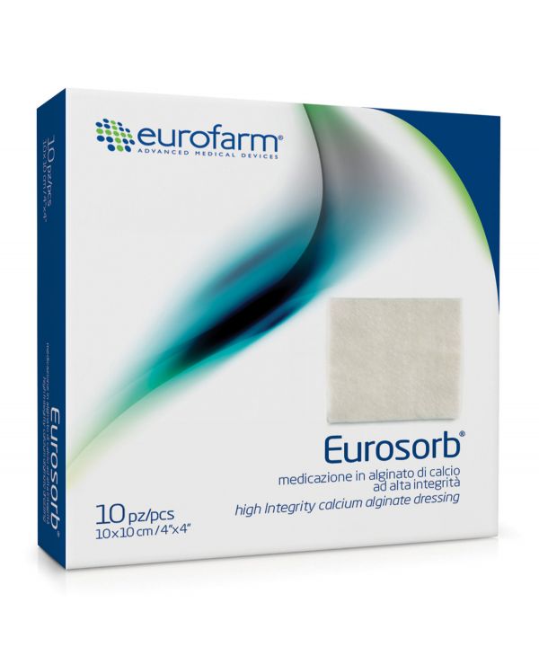 Eurosorb Medicazione Alginato 5 Pezzi 5x10 cm