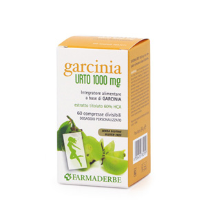 Farmaderbe Garcinia Urto 1000 Integratore Peso Corporeo 60 Compresse
