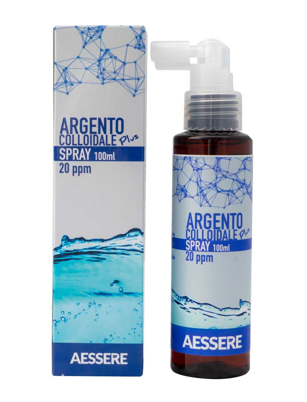 Farmatutto Partners Argento Colloidale Plus Spray 20 ppmm Antibiotico 100 ml