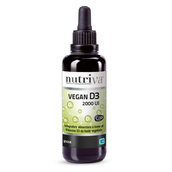 Nutriva Vegan D3 Integratore Vitamina D Gocce 50 ml