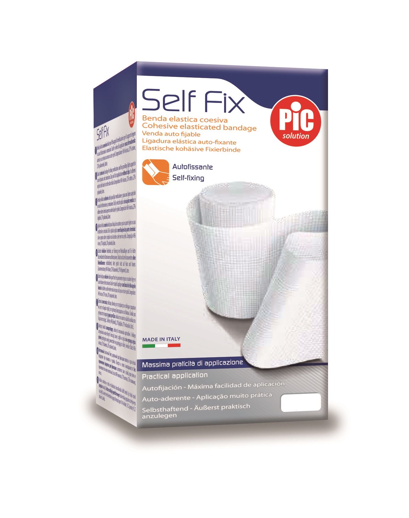 Pic Benda Selfix Elastica Autoaderente Fissaggio 12 cm x 20 m
