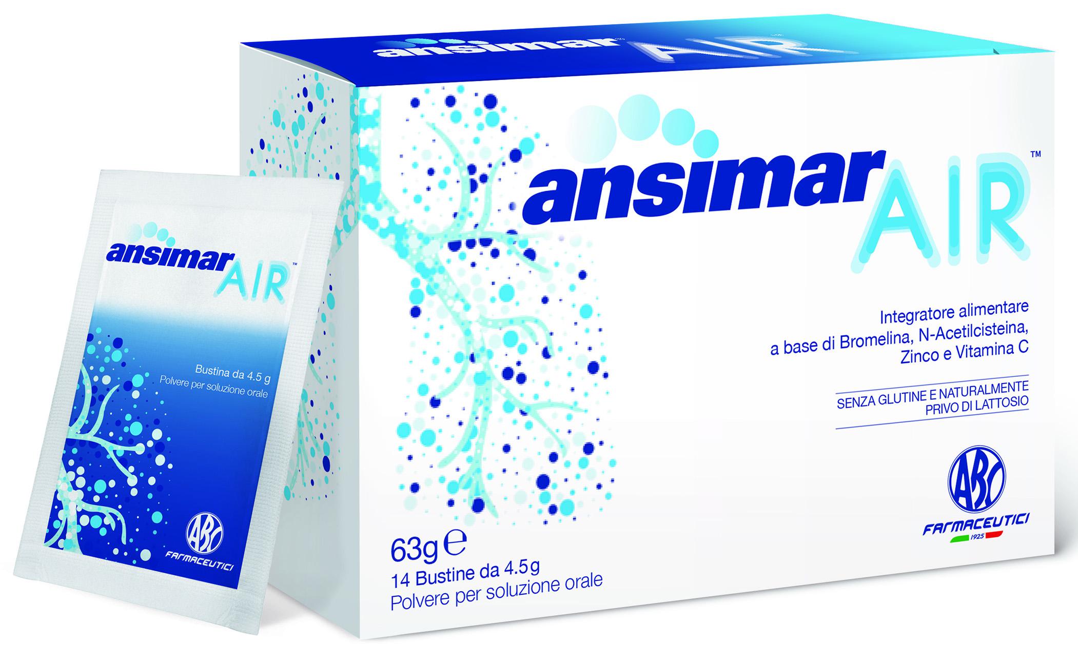 Ansimar Air Integratore Benessere Respiratorio 14 Bustine