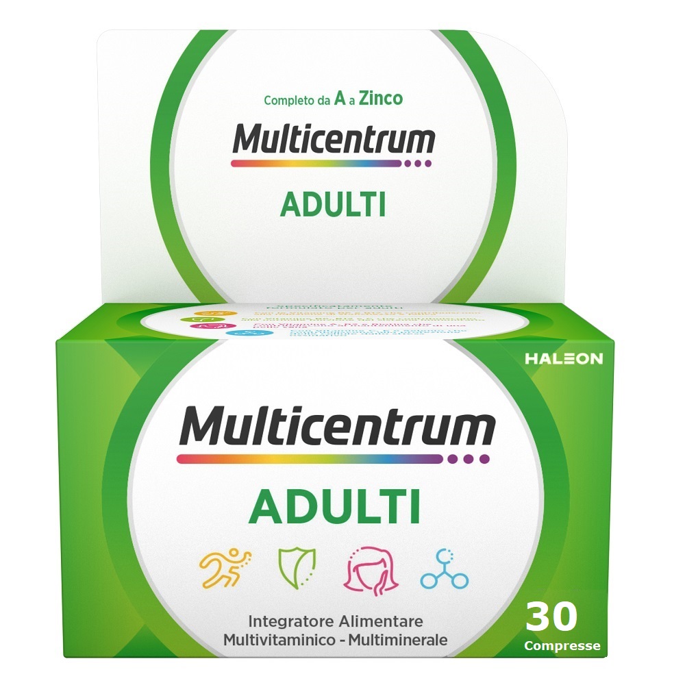 Multicentrum Integratore Multivitaminico Multiminerale Vitamina B6 C Calcio Adulti 30 Compresse