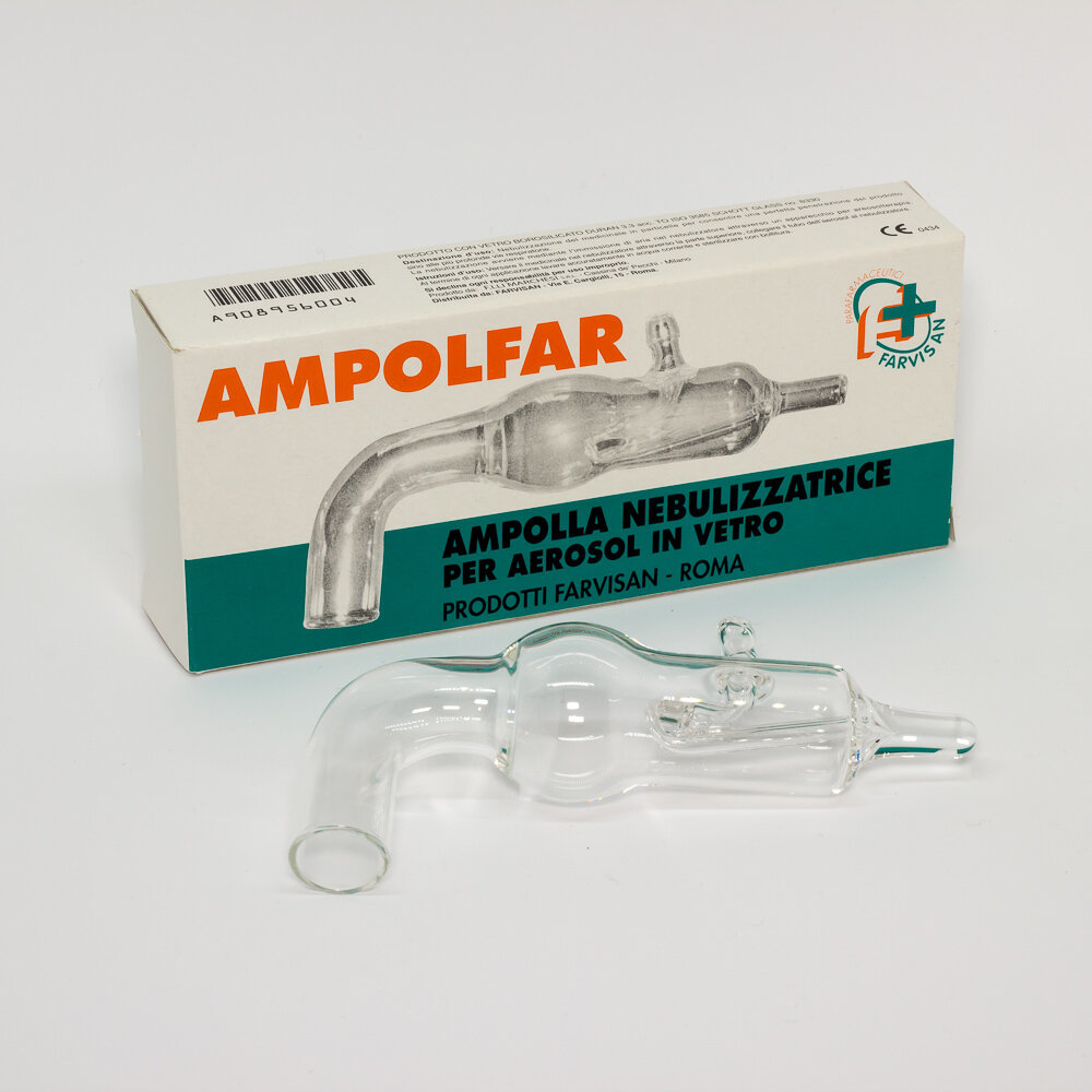 Ampolla in vetro ampolfar ricambio per aerosol