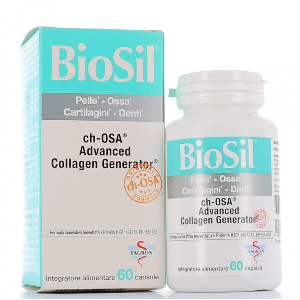Fagron Biosil Integratore Collagene 60 Capsule