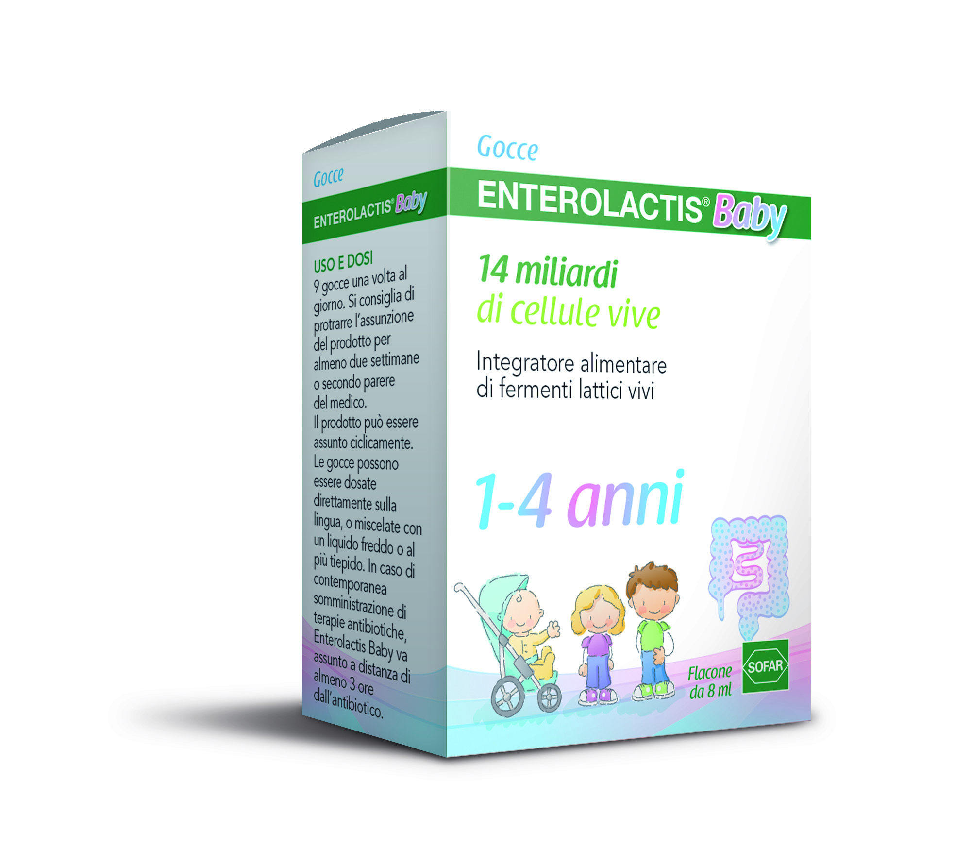 Enterolactis Baby Gocce Integratore Di Fermenti Lattici 8 ml