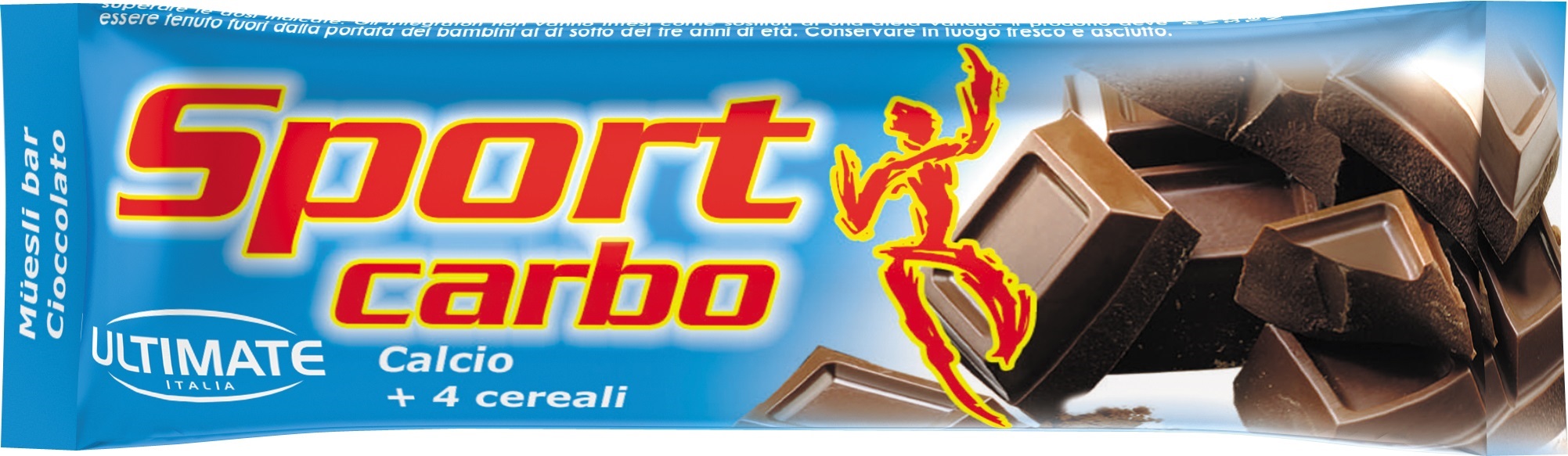 Sport carbo barretta cioccolato 25 g 1 pezzo