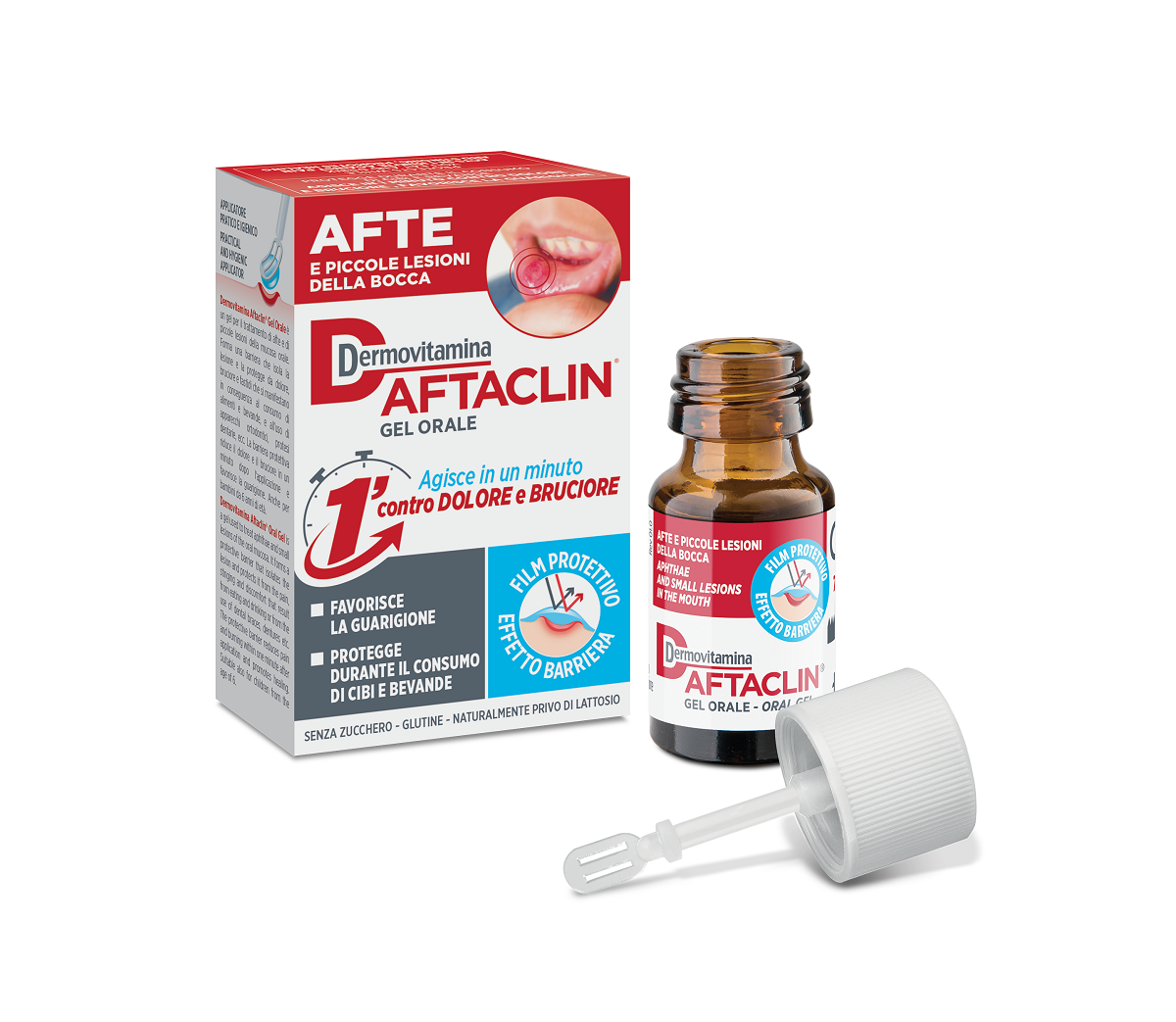 Dermovitamina Aftaclin Gel Orale Antiafte 7 ml