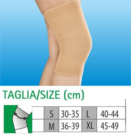 Cliaortho ginocchiera cotone beige xl