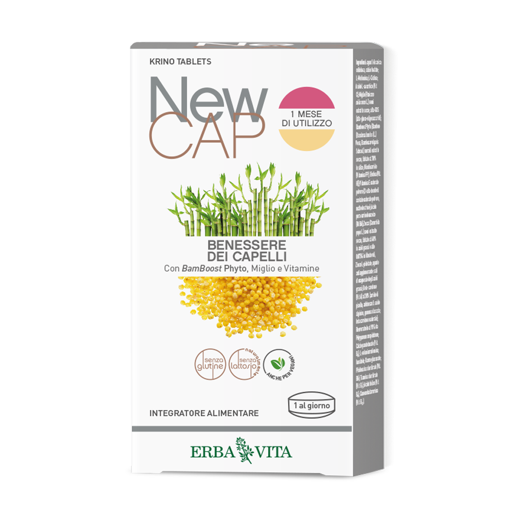 Erba Vita NewCap KrinoTablets Integratore Anticaduta 30 Compresse