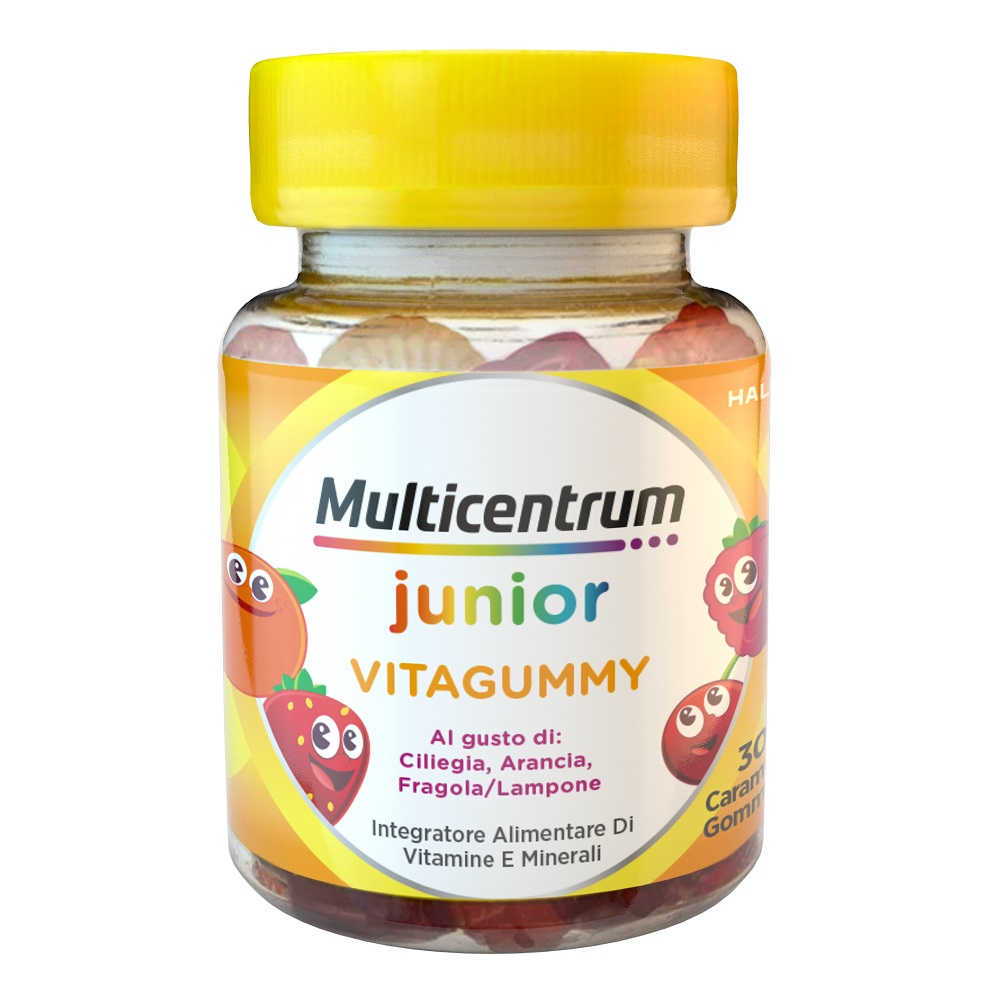 Multicentrum VitaGummy Integratore Vitamine e Minerali Bambini 3+ anni Vitamina D Iodio 30 Caramelle