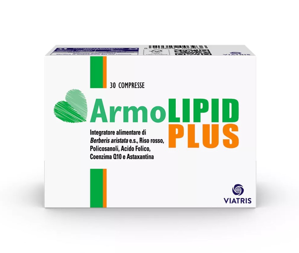ArmoLIPID Plus Integratore Per Abbassare il Colesterolo 30 Compresse