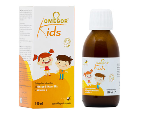 Omegor Kids Integratore Difese Immunitarie e Funzioni Cerebrali 140 ml