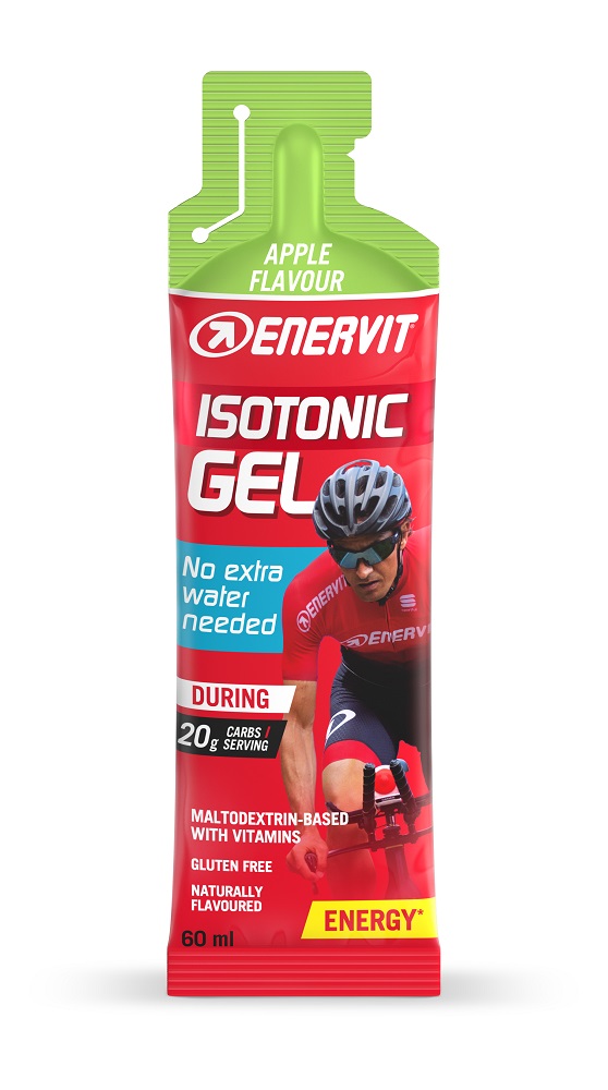 Enervit Isotonic Gel Energetico Integratore per Sportivi Gusto Mela 60 ml