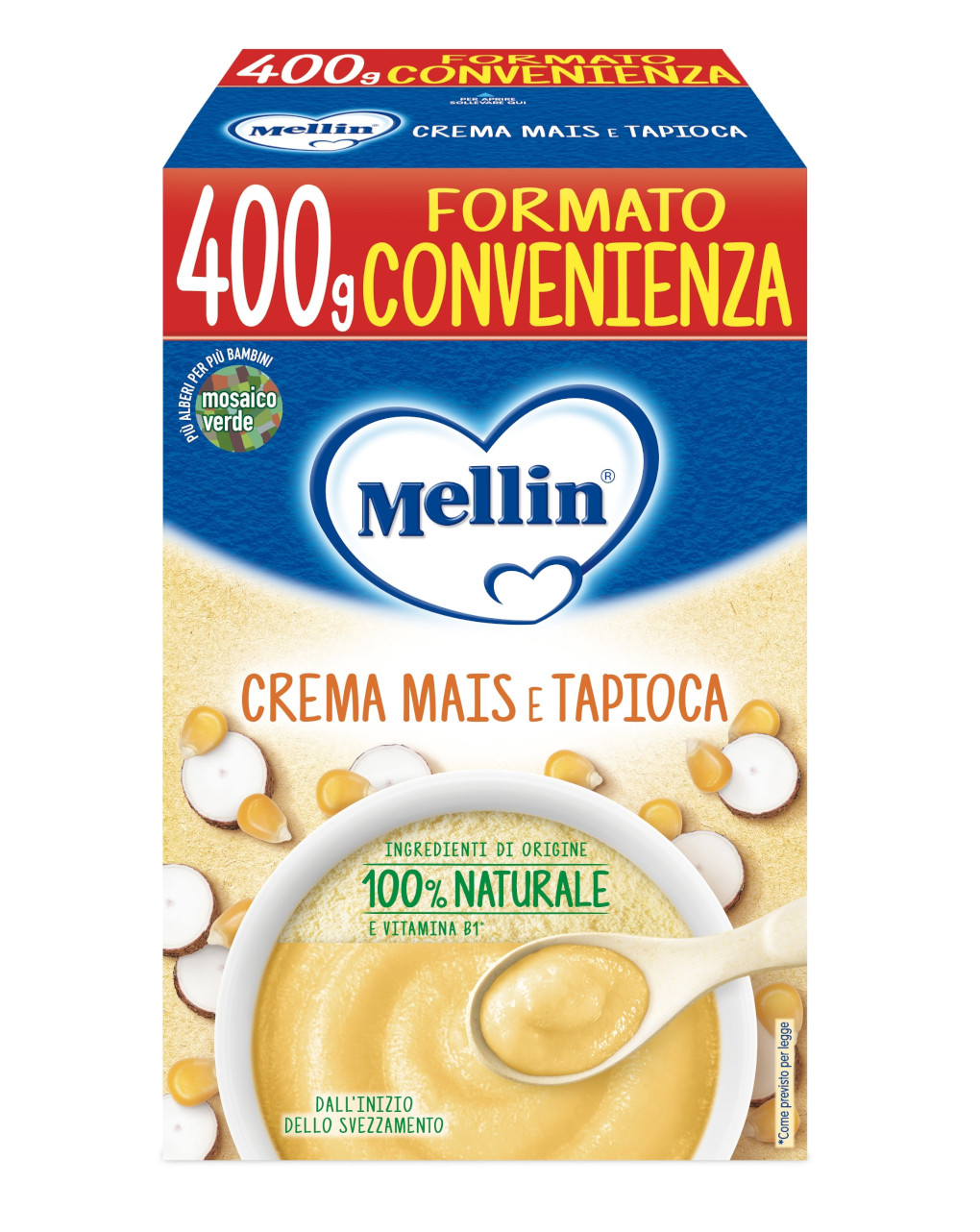 Mellin Crema Mais/Tapioca 400G