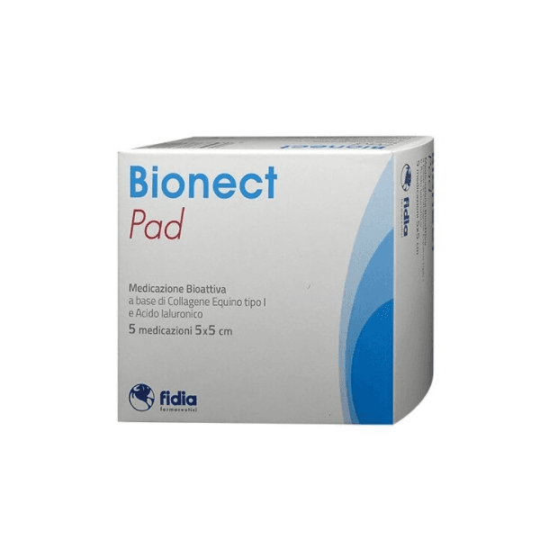 Bionect Pad Medicazioni Con Acido Ialuronico 5x5 cm