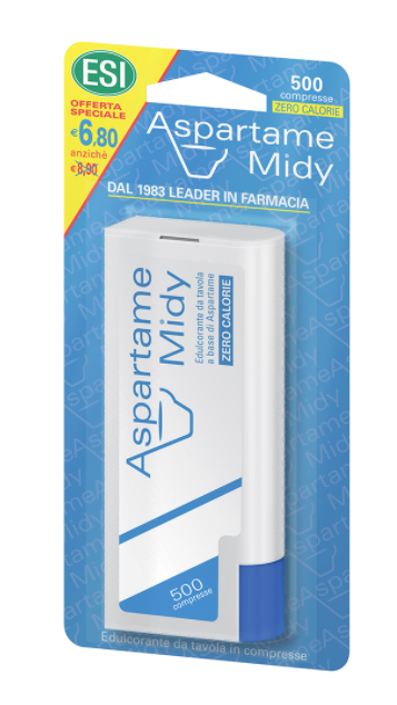 Esi Aspartame Midy Dolcificante 500 Compresse
