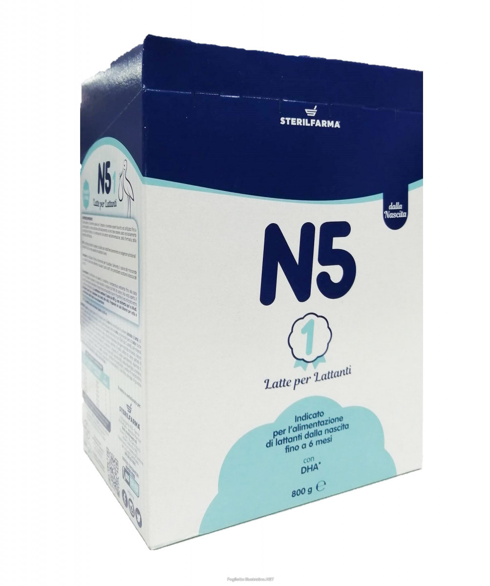 N5 1 latte per lattanti in polvere 0-6 mesi 750 g