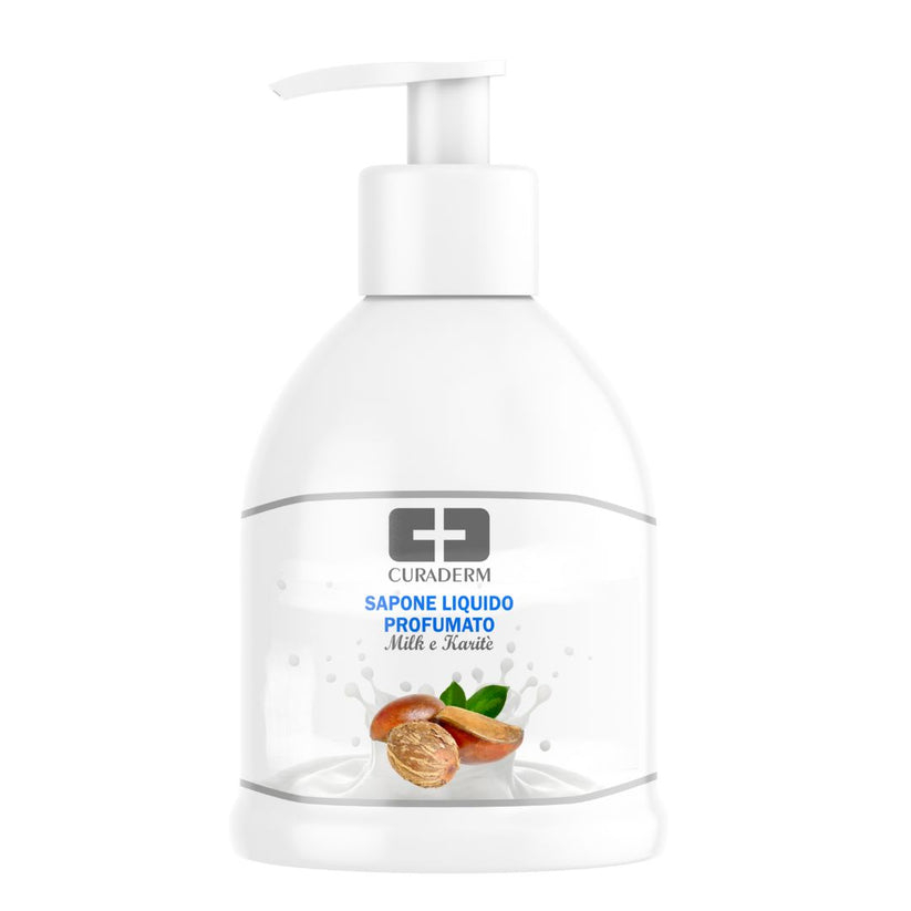 Curaderm sapone liquido mani latte karite' 500 ml