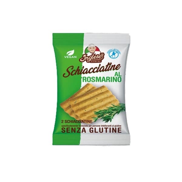 INGLESE SCHIACCIATINE ROSMARINO MONOPORZIONE 18G