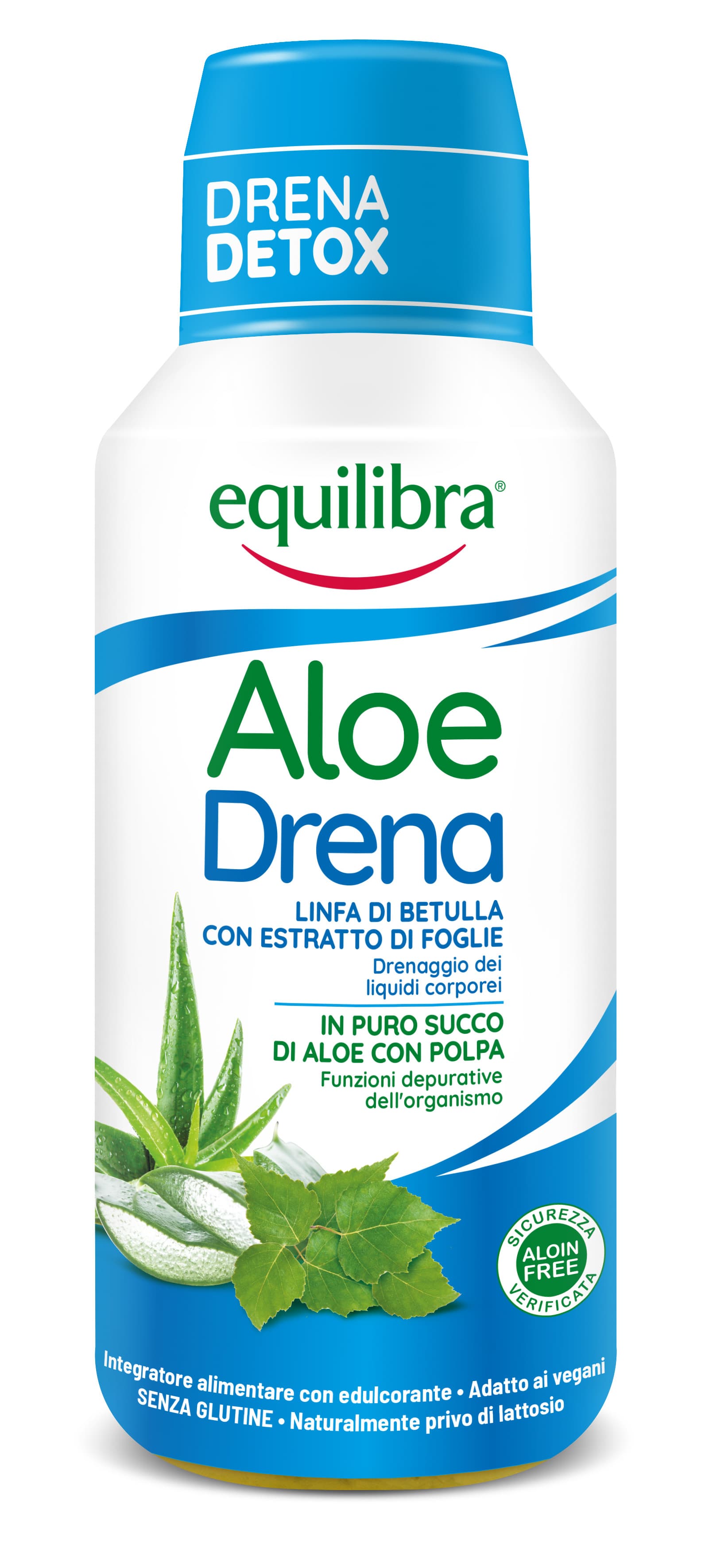 Equilibra Aloe Vera Drena Integratore Drenante 500 ml